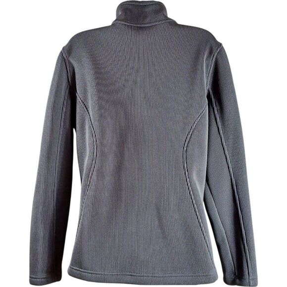 Spyder Womens XL Gray Full Zip Fleece Lined Jacket Minimalist Outdoor Activewear - Picture 6 of 9